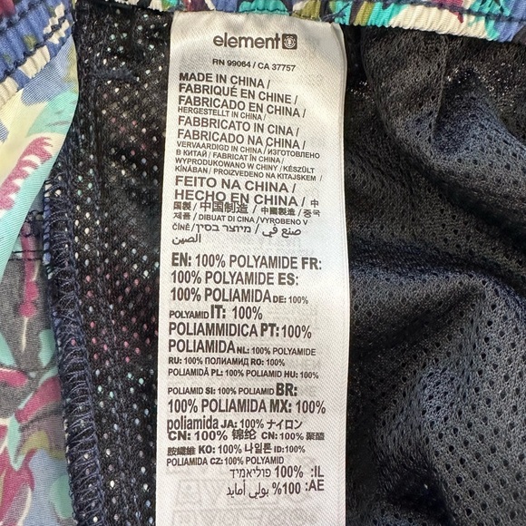 Element Chillin Hybrid Elastic Tie Waist Hybrid Shorts NWT Mens Size Medium - Picture 8 of 11